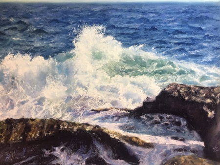 The waves by artist Yingying Chen